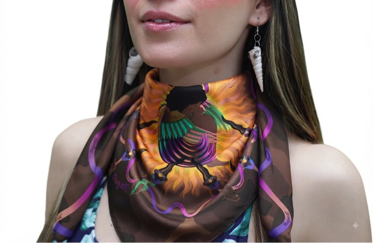 Fire / Design 05 — Textile photograph